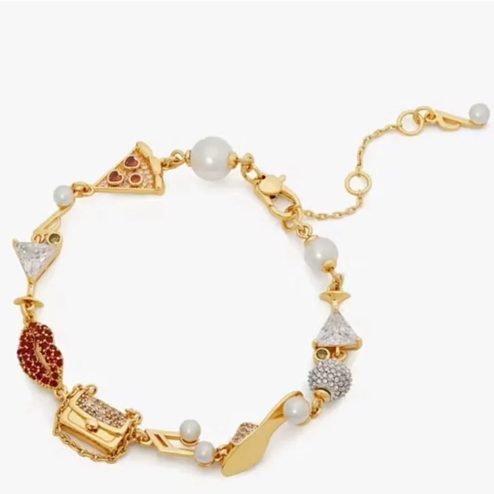 $148 Kate Spade Hit The Town Charm Bracelet - Picture 1 of 7